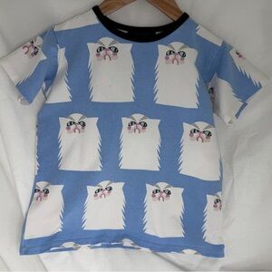 Nooworks "Mini Misty Grumpy Cat" Print Kid’s Tee 6 Year
